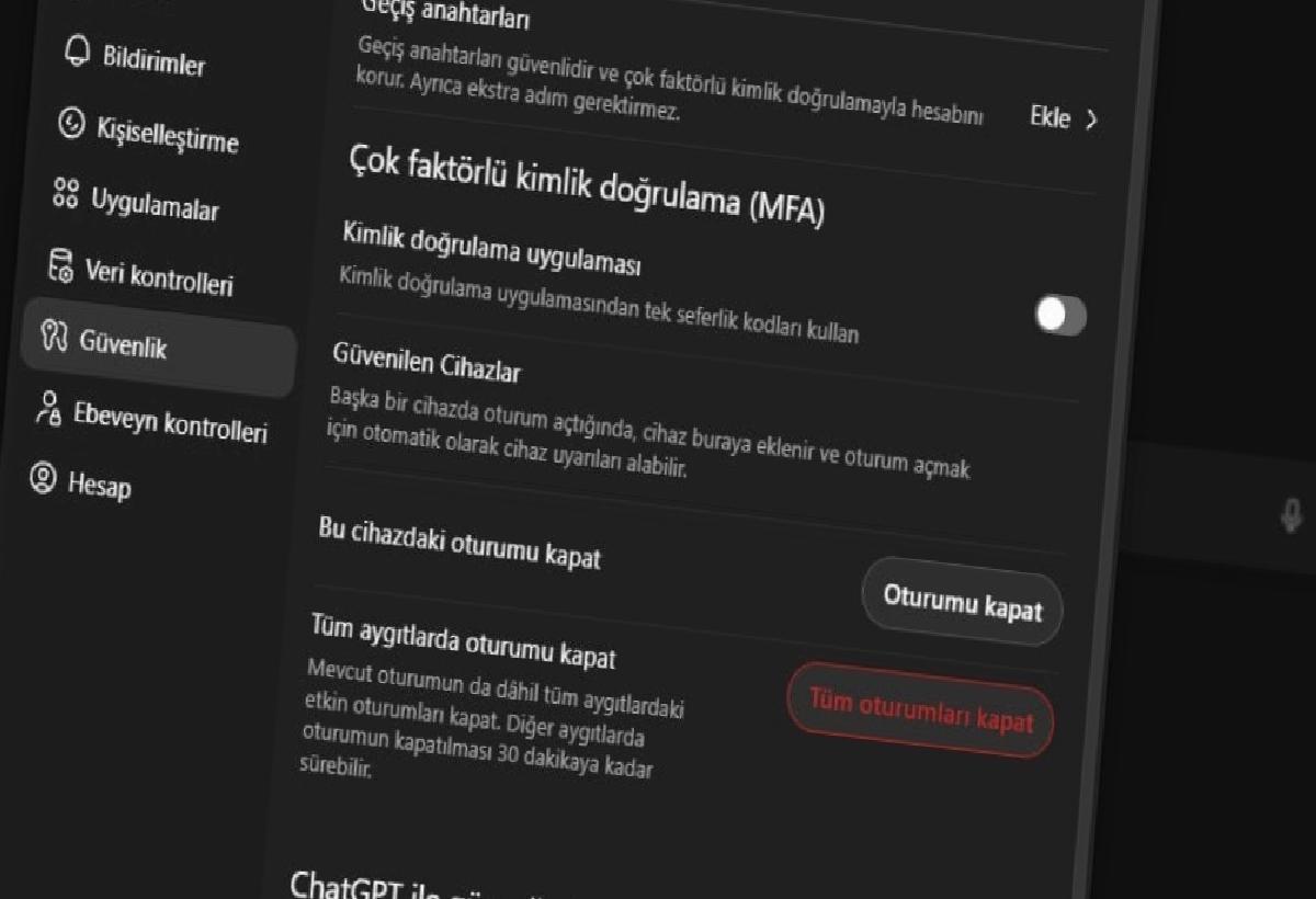 ChatGPT Güvenlik Rehberi: Kişisel Verileri Korumak İçin En Önemli 4 Adım