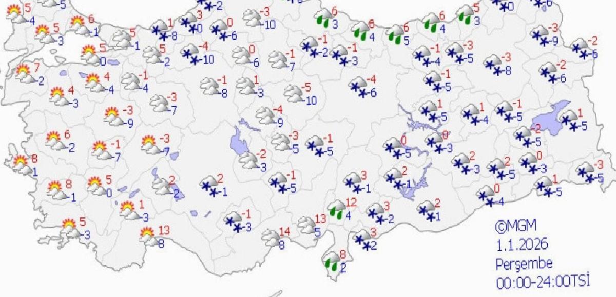 Türkiye’nin Yaklaşan Hava Durumu: Sarı Uyarı ve Sibirya Kaynaklı Soğuk Havası