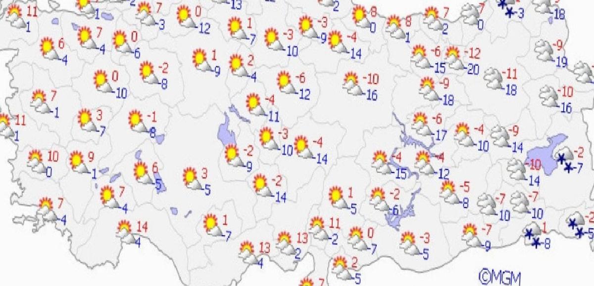Türkiye’nin Yaklaşan Hava Durumu: Sarı Uyarı ve Sibirya Kaynaklı Soğuk Havası