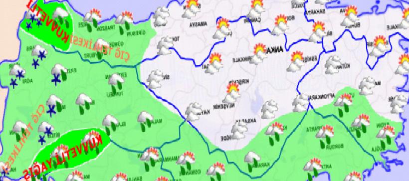 9 İlde Kuvvetli Yağış Alarmı: Sel, Heyelan ve Çığ Riski