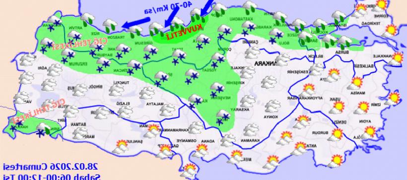 Kar Yağışı Etkisini Artırıyor: Karadeniz ve Doğu’da Alarm