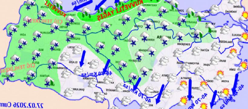 Karadeniz’e Kuvvetli Kar Yağışı Geliyor: Fırtına Uyarısı Yapıldı