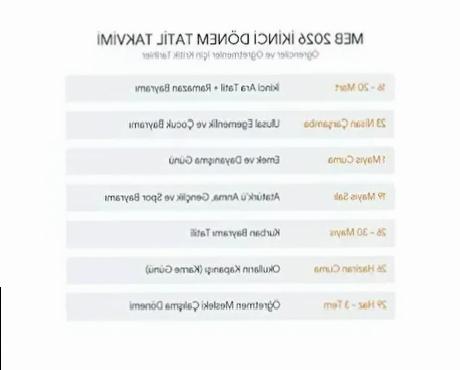 MEB'den Tatil Takviminde Değişiklik: İki Tatil Birleştirildi