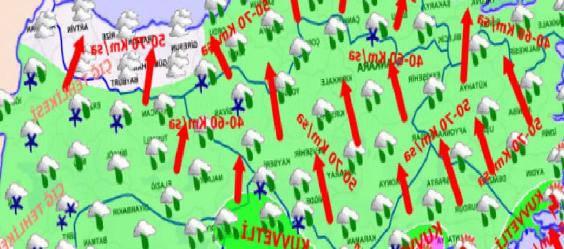 Meteoroloji İki Bölgeyi Uyardı: Sağanak ve Fırtına Birlikte Geliyor