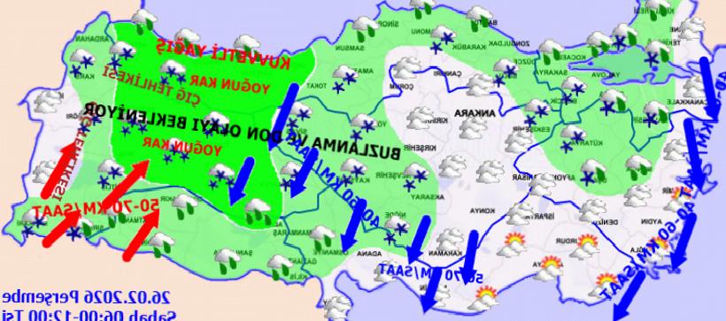 Meteoroloji Uyarısı: Kar ve Kuvvetli Yağış Tüm Yurdu Sarmalayacak