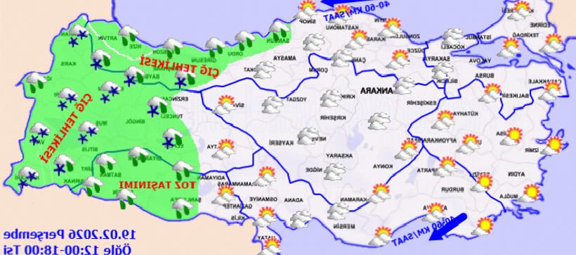 Meteoroloji’den Kuvvetli Yağış ve Fırtına Uyarısı: Batıda Sıcaklık Artarken Doğuda Düşüş Başlıyor