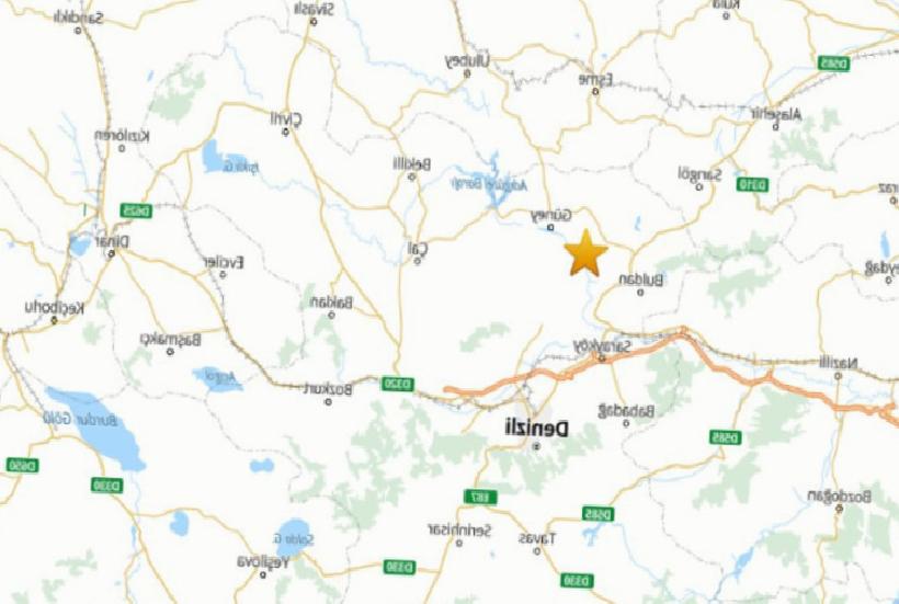 Denizli'de 4.1 Büyüklüğünde Deprem: Son Dakika