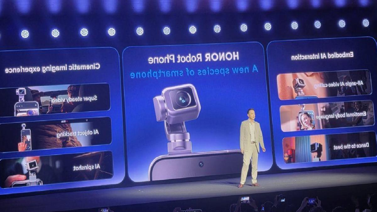 Honordan Akıllı Telefon Sektörüne Yeni Tür: Dans Edebilen ve Sizi Takip Eden Robot Telefon Tanıtıldı