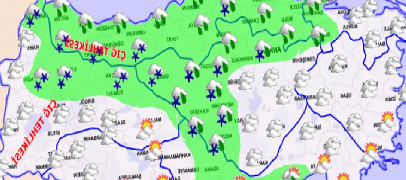 Meteoroloji Bölge Uyarısı: Yurt Genelinde Yağışlı Hava Etkisini Gösteriyor