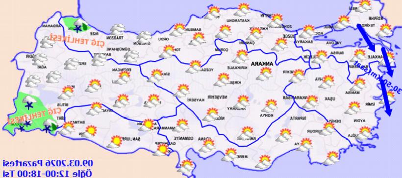Meteoroloji Duyurdu: Yurt Genelinde Yağışlı Havanın Etkisini Azaltacak