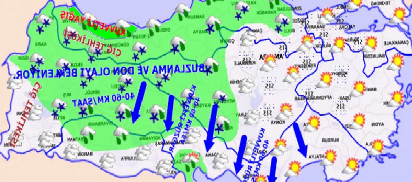 Meteoroloji’den Kritik Uyarı: Birçok Bölge İçin Kar ve Sağanak Diyetiyle Gelen Hava Olayı