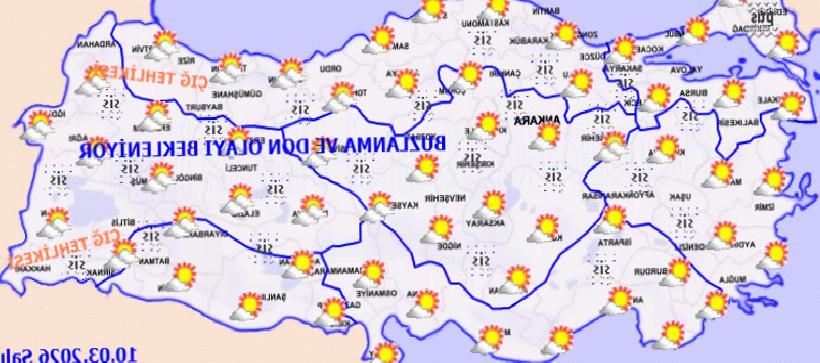 Türkiye Geneli Yağış Beklenmiyor: Kuzey Bölgelerde Sıcaklıklar Artıyor
