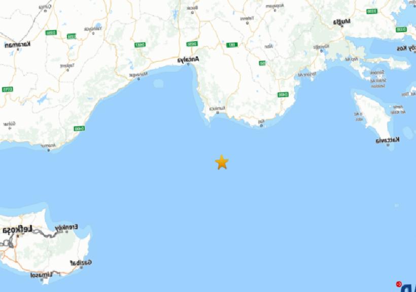 Antalya'da 4.7 Büyüklüğünde Deprem ve Son Depremler Listesi