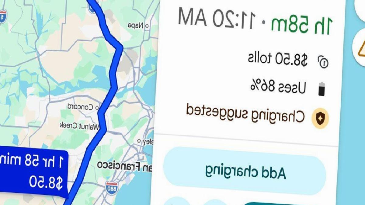 Google Haritalar: Elektrikli Arabalar İçin En Az Şarj Harcayacak Rota ve Şarj Noktası Planlayıcı Özellik