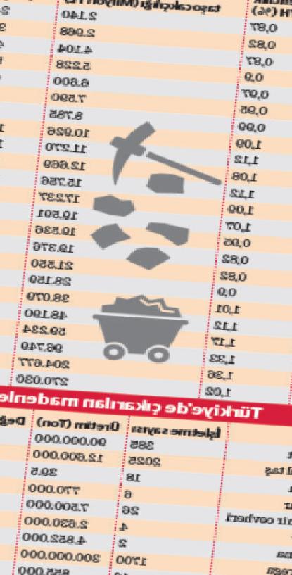 Madenciliğin GSYH’daki Payının Gelişmiş Ülkelerde 10’da Biri Olarak Görüntülenmesi