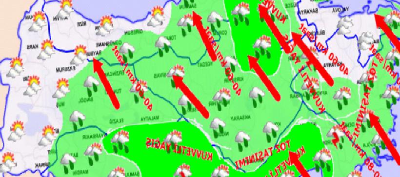 Türkiye Geneli Sağanak Alarmı: Fırtına ve Kuvvetli Yağışlar Kapıda