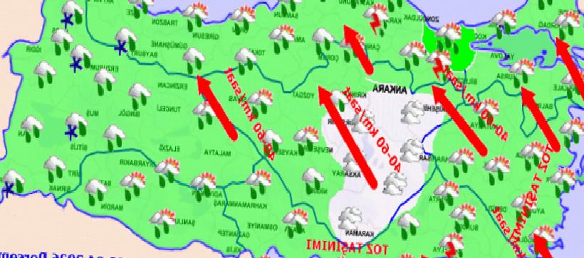 Türkiye Geneli Sağanak Alarmı: Fırtına ve Kuvvetli Yağışlar Kapıda