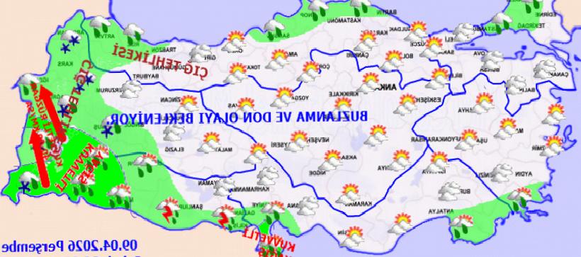 Yağışlı Hava Etkisini Artırıyor: Kuvvetli Sağanak İçin Uyarı