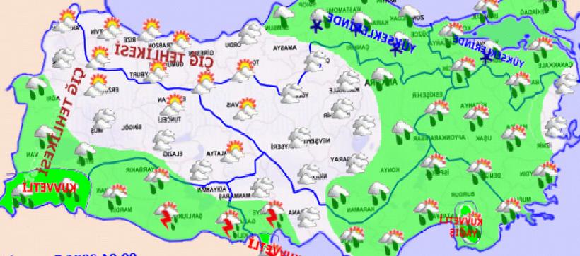 Yağışlı Hava Etkisini Artırıyor: Kuvvetli Sağanak İçin Uyarı