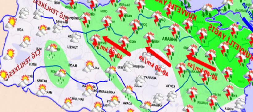 Yurt Genelinde Sağanak Alarmı: 3 Bölgede Etkili Olacak