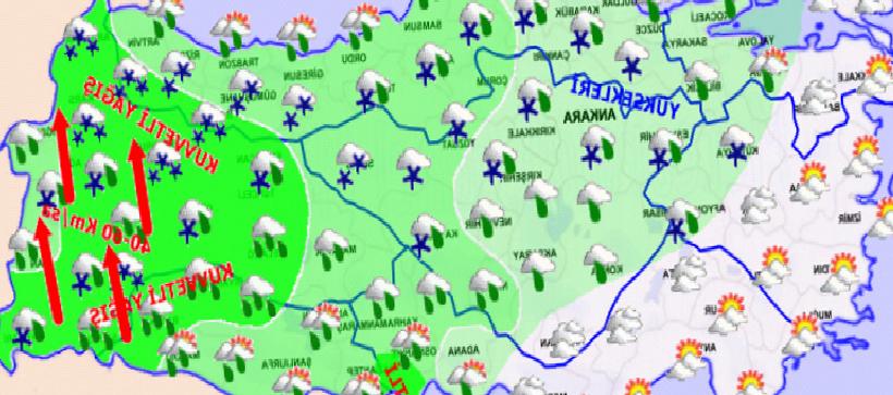 Yurt Genelinde Yağışlı Havanın Etkili Olacağı Açıklanıyor