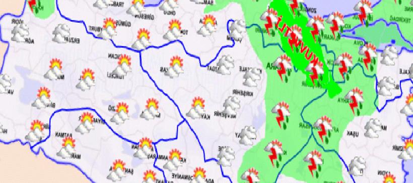 Meteoroloji’den Kuvvetli Sağanak Yağış Uyarısı: Dört Bölgeye Dikkat